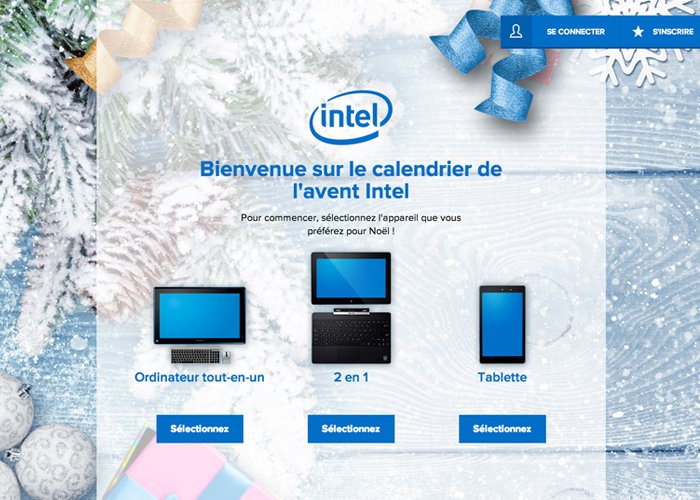 Intel France Calendar Christmas