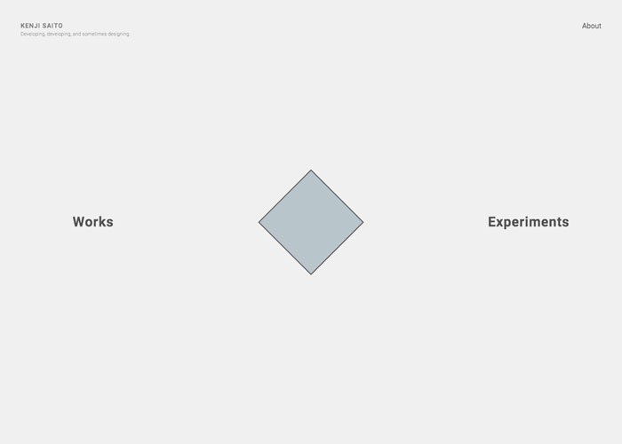 Kenji Saito portfolio site
