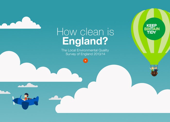 How clean is England?