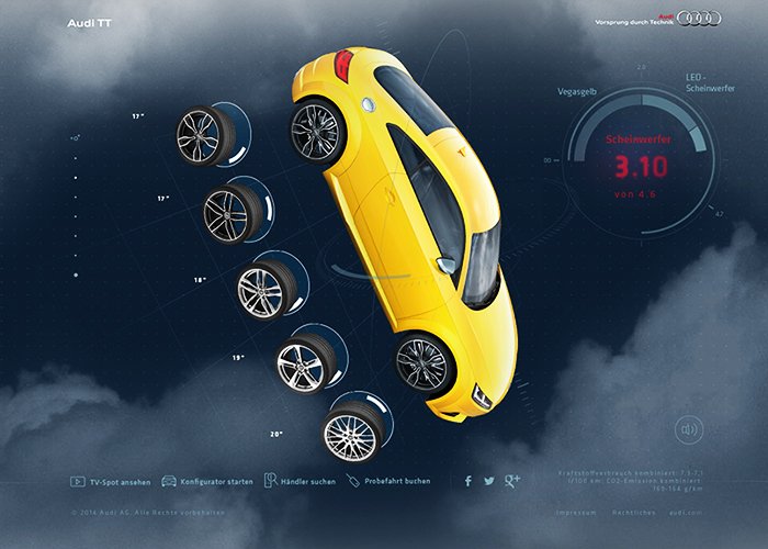 Audi TTs Microsite