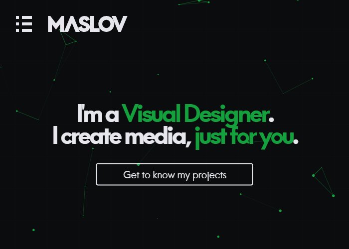 MASLOV Design Portfolio