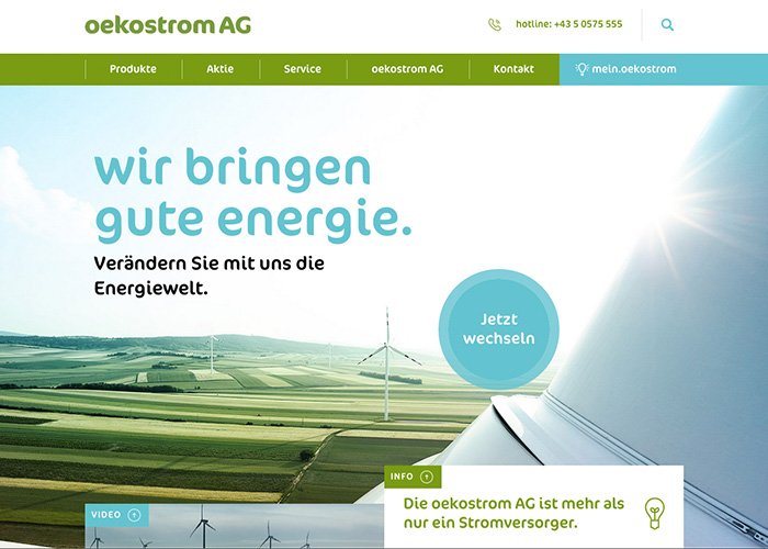 oekostrom - erneuerbare Energie