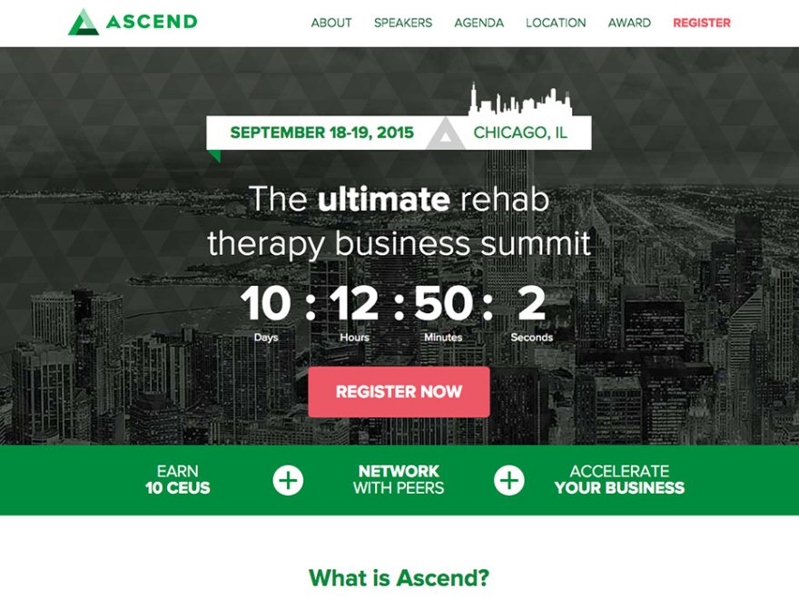 Ascend: The ultimate rehab therapy business summit