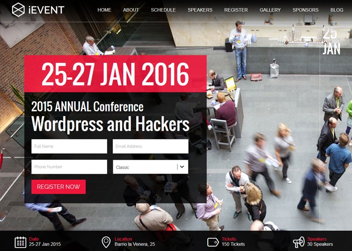 iEvent Wordpress