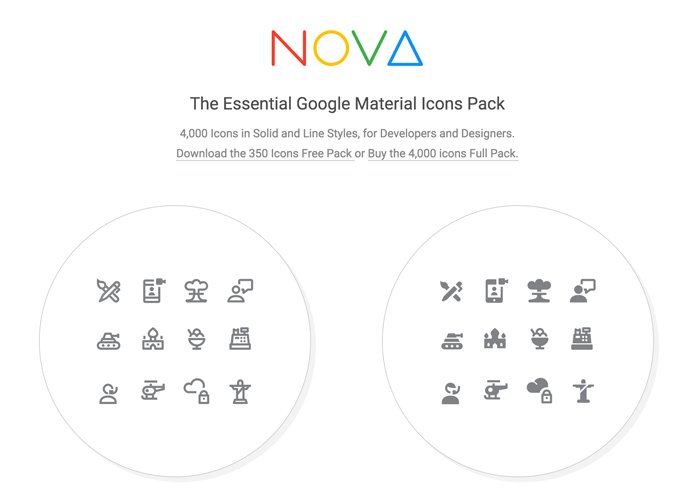 Nova icons