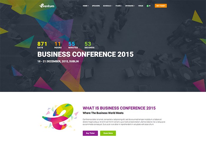 Eventum - Event WordPress Theme