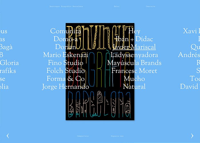 Benvingut Bisgràfic Barcelona
