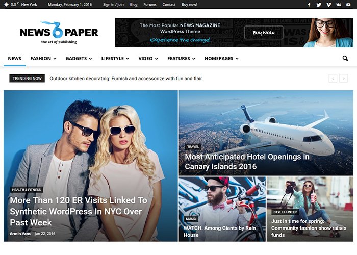 Newspaper Theme