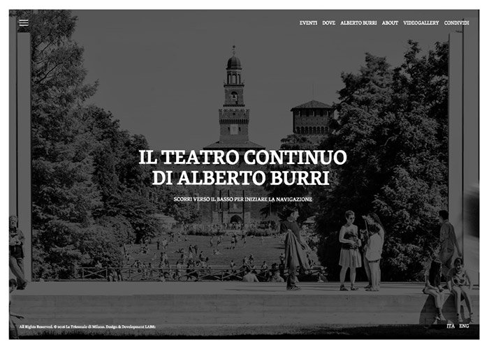 ALBERTO BURRI’S TEATRO CONTINUO