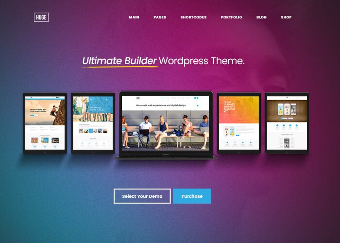 HUGE - Ultimate Builder Theme