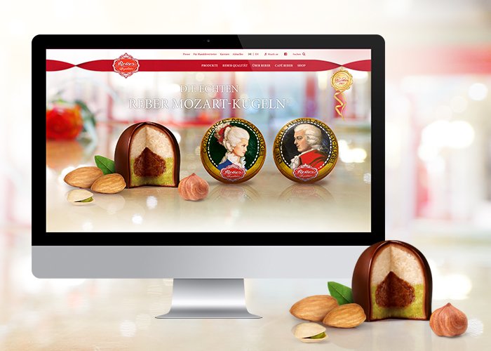 Website Confiserie Paul Reber GmbH