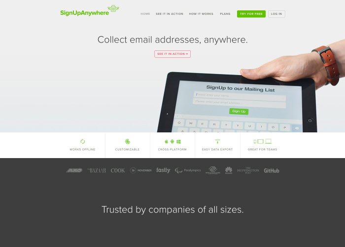 SignUpAnywhere