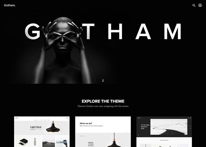 Gotham - Responsive Creative WordPress Theme