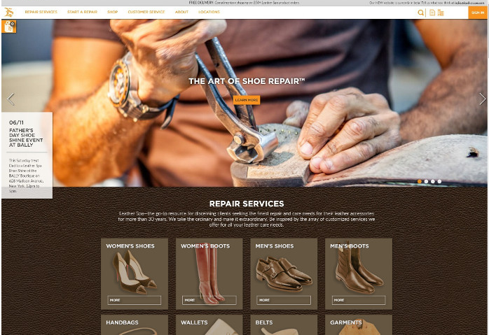 LEATHER SPA
