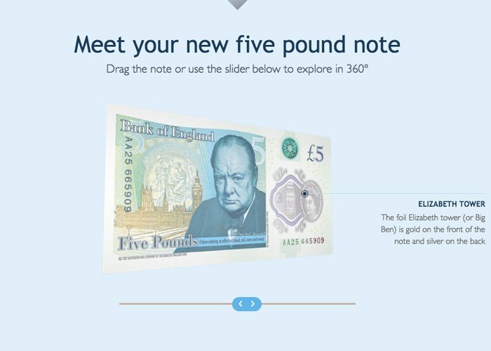 Bank of England - The New Fiver