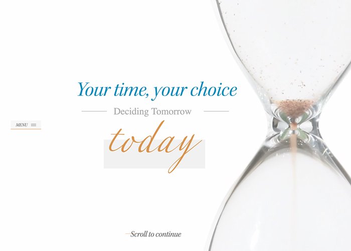 Deciding Tomorrow Today