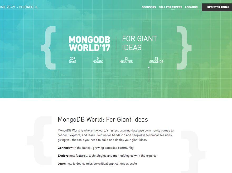 MongoDB World 2017