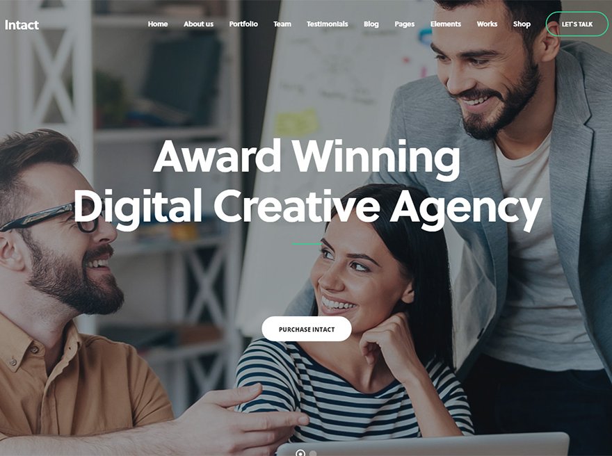 Intact Premium WordPress Theme