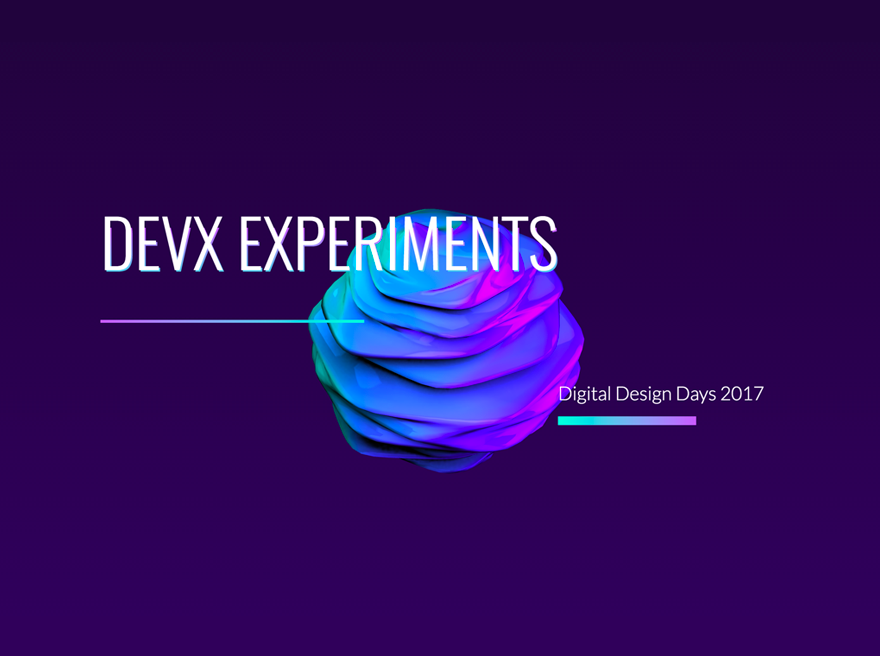 DEVX Experiments - DDD 2017