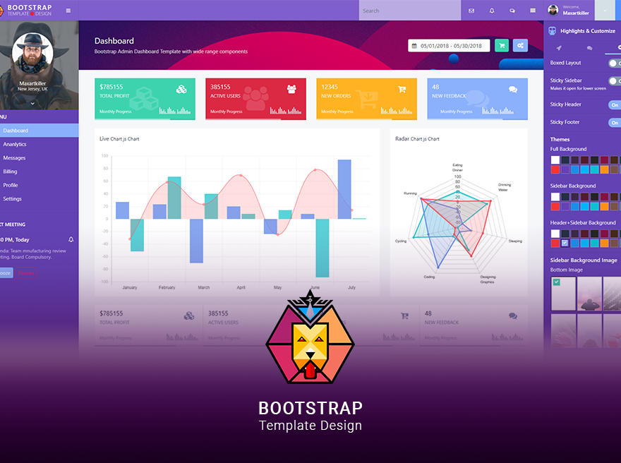 Bootstrap Template Design