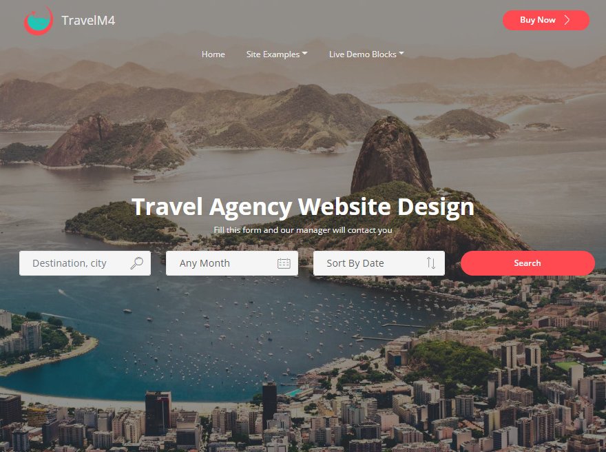 Travel Agency Website Design