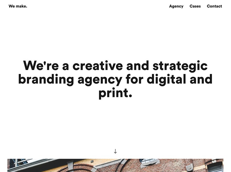 We make.