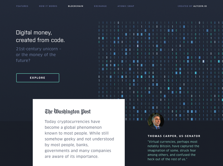 SDK Page for Altcoin