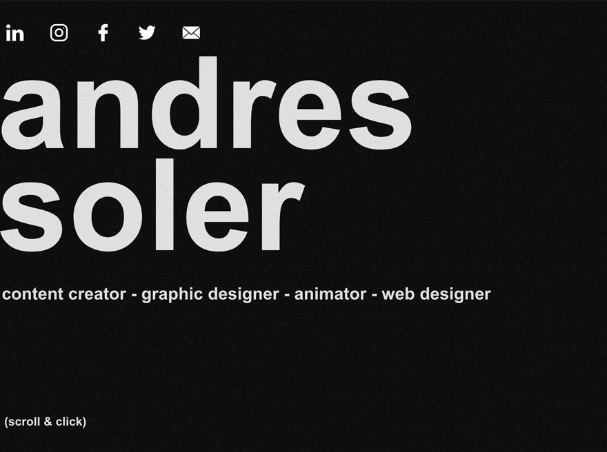 The Portfolio of Andres Soler