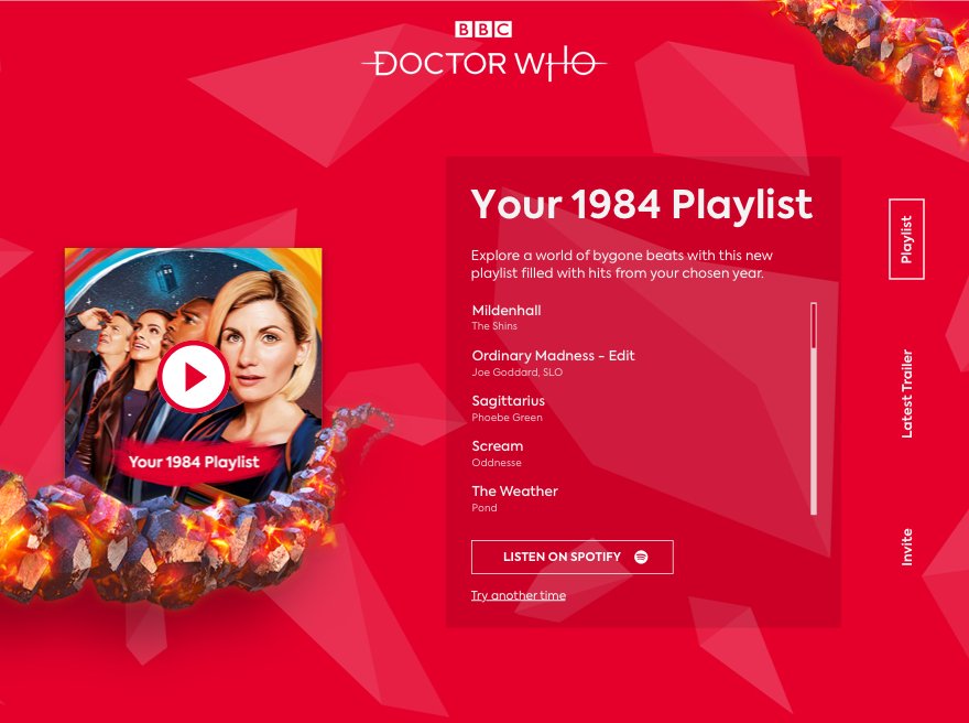 Doctor Who with Spotify