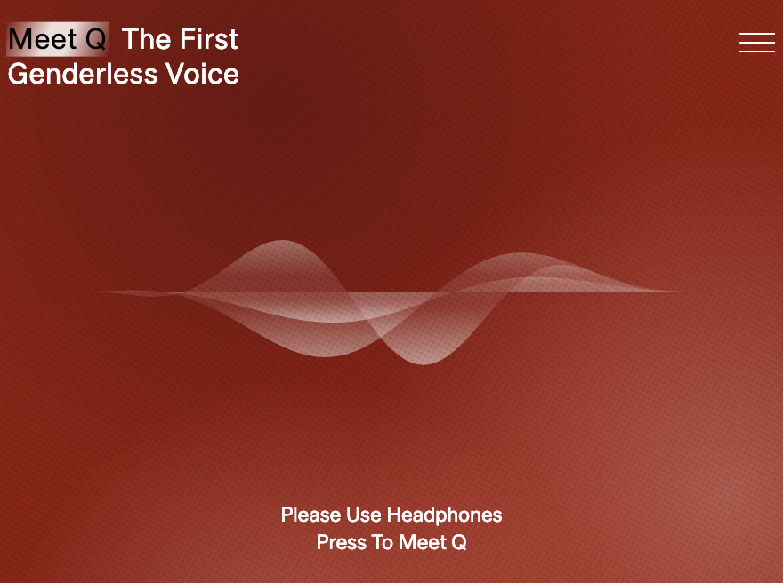 The First Genderless Voice