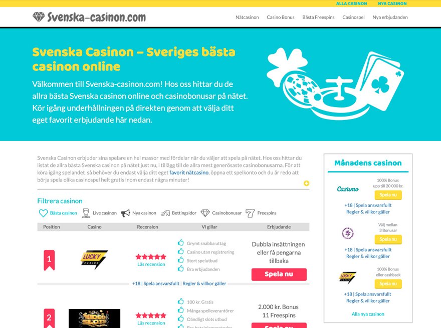 Svenska casinon