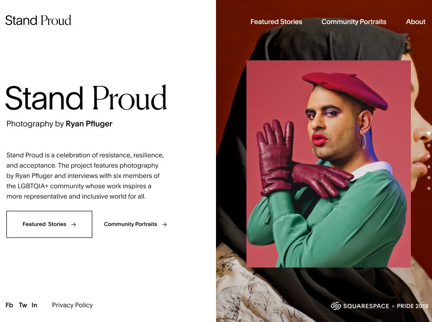 Squarespace: Stand Proud