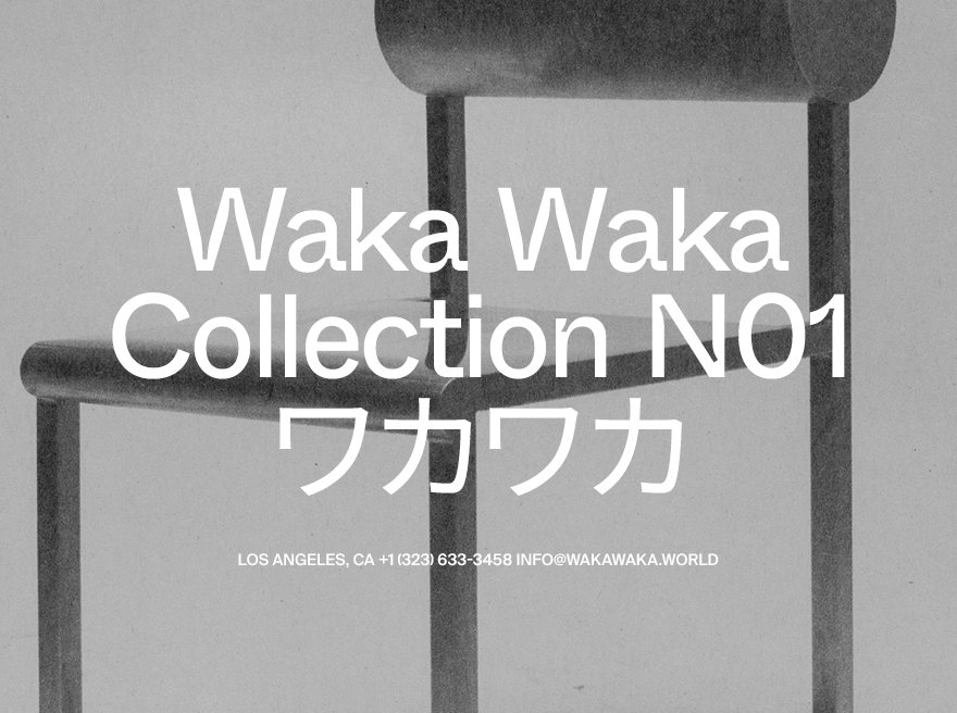 Waka Waka, Collection N01