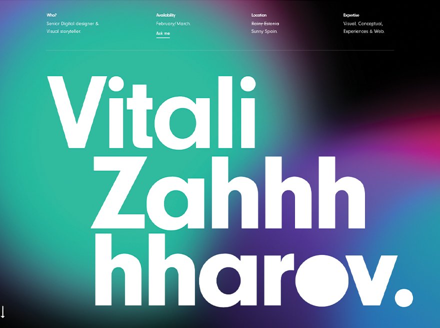 Vitali Zahharov - Portfolio