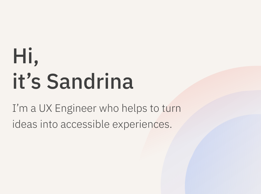 Sandrina Pereira - Portfolio