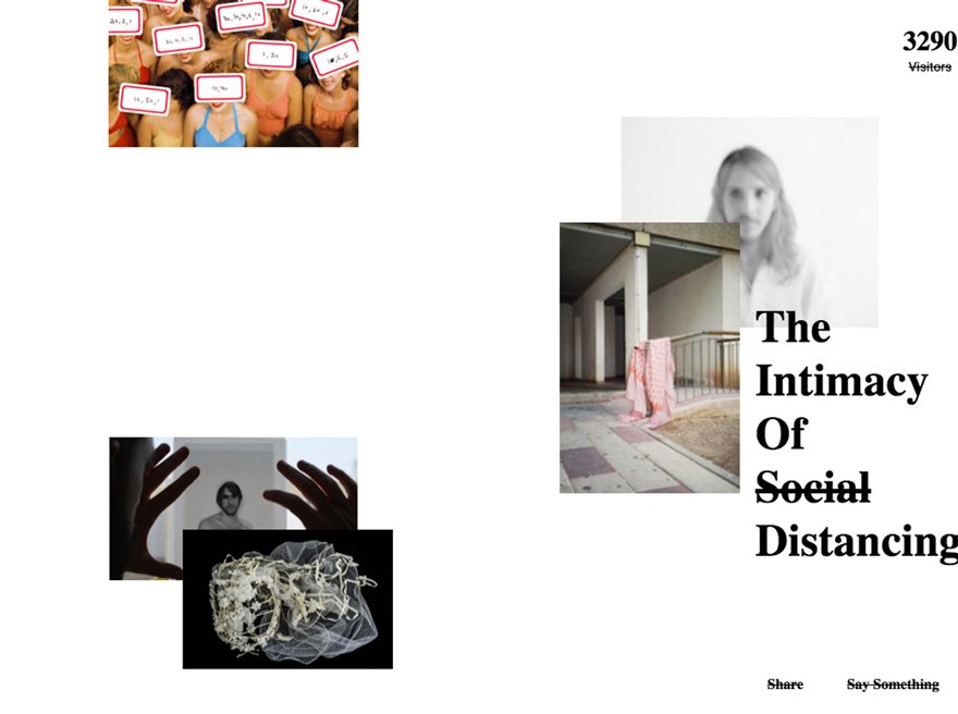 Intimacy of social distancing