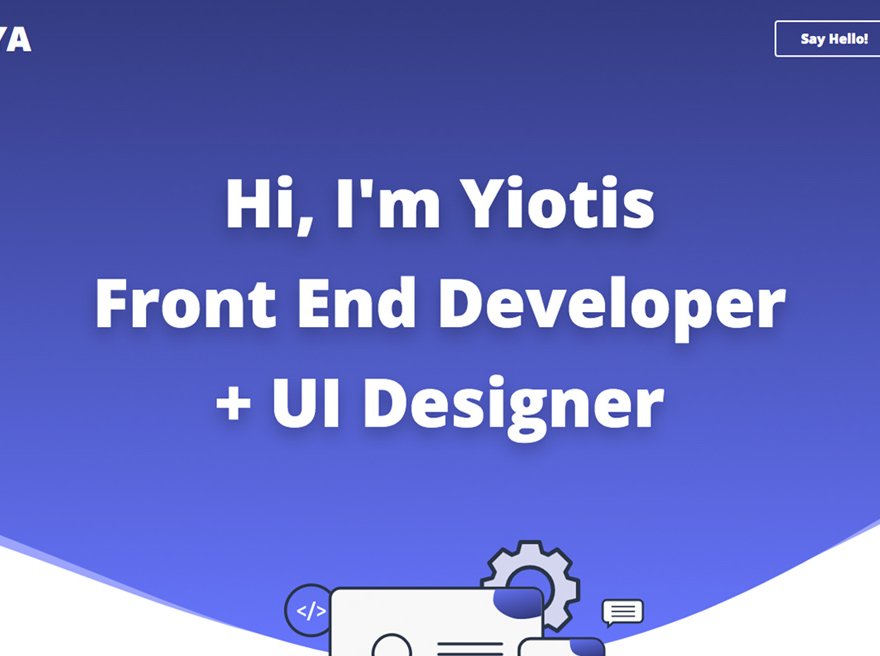 Yiotis 2020 One page portfolio