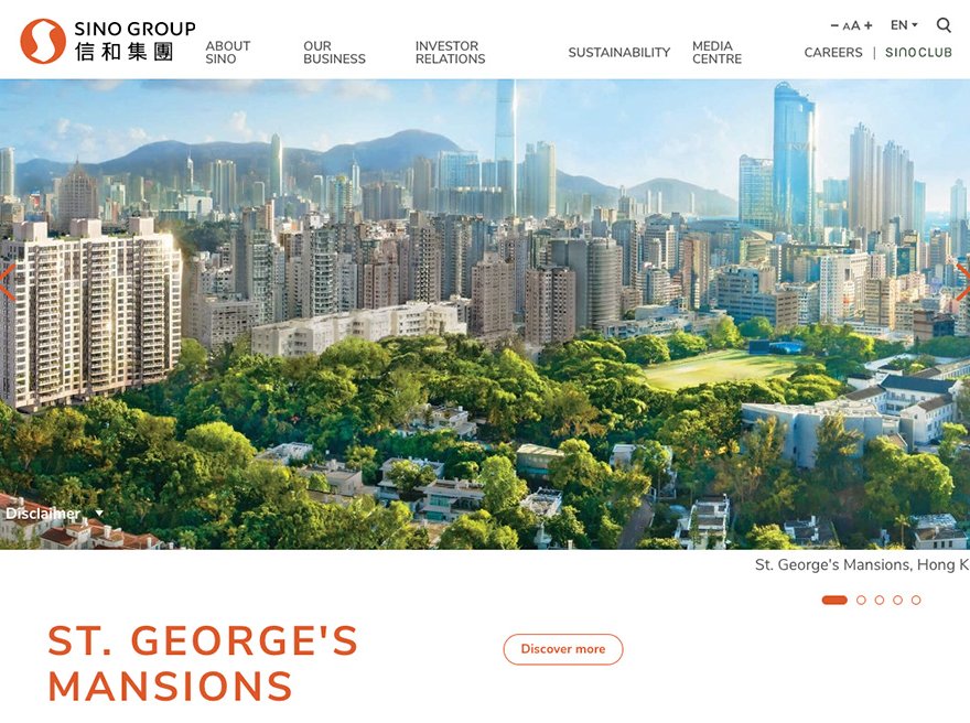 Sino Group's Corporate Website