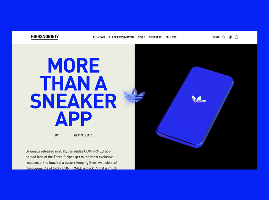 adidas CONFIRMED