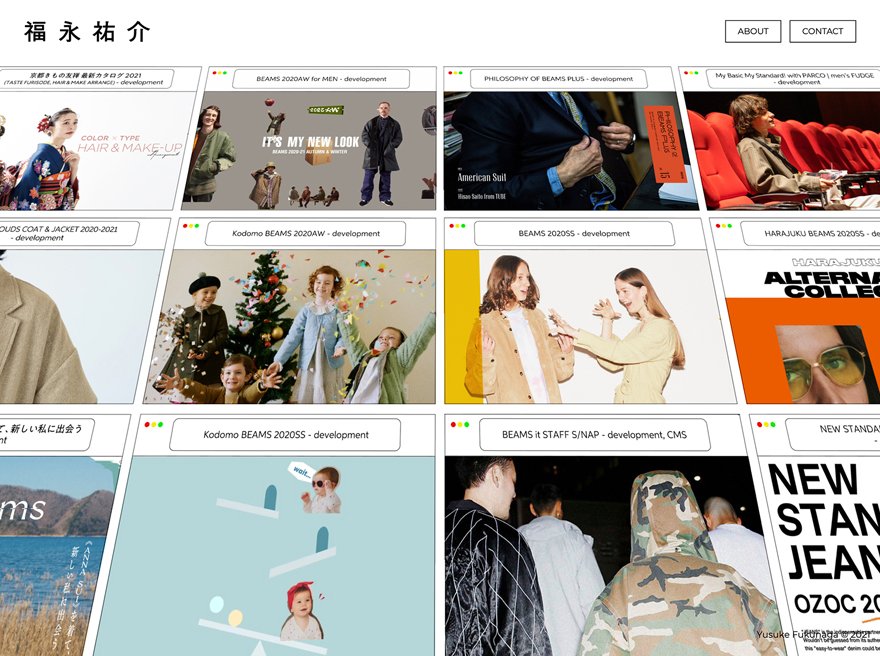 Yusuke Fukunaga - Portfolio
