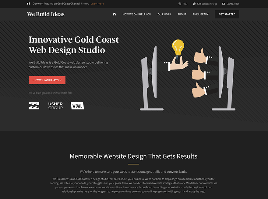 We Build Ideas