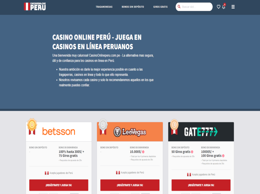 Casino Online Peru