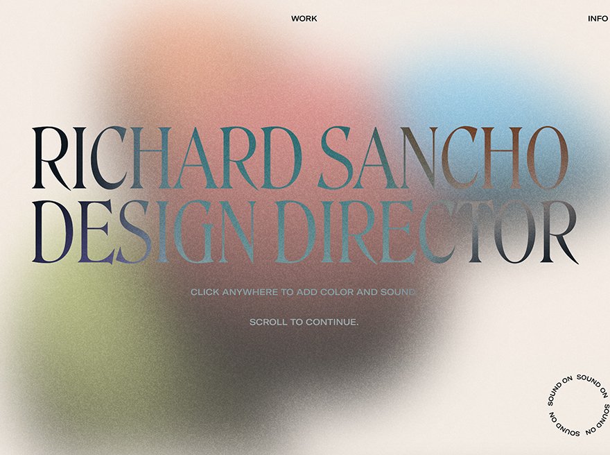 Richard Sancho: Portfolio 2021