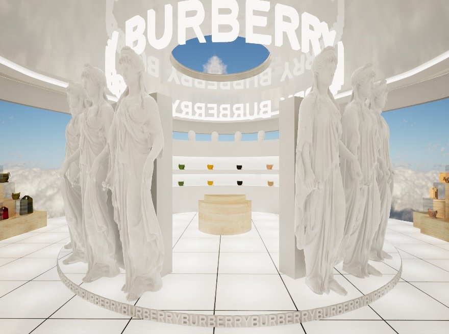 Harrods X Burberry Virtual