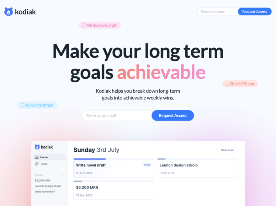 Kodiak – Better Goal Setting