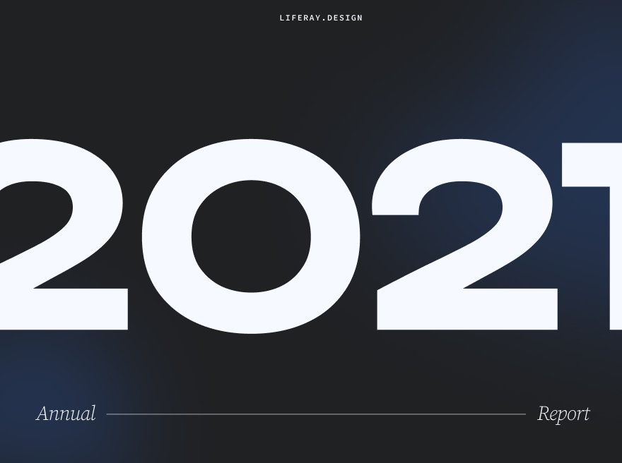 Liferay Design Annual Report