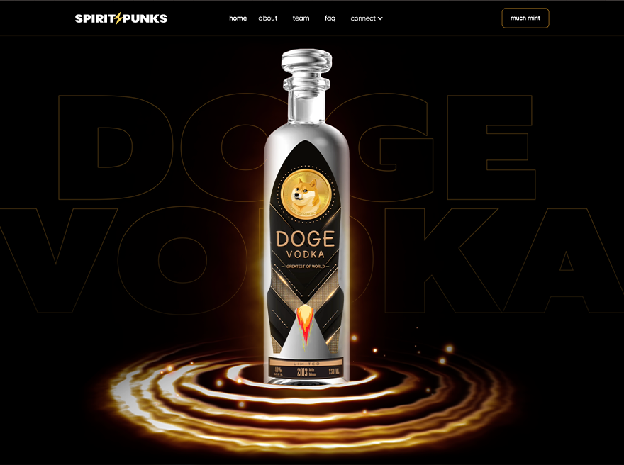 SpiritPunks present Doge Vodka
