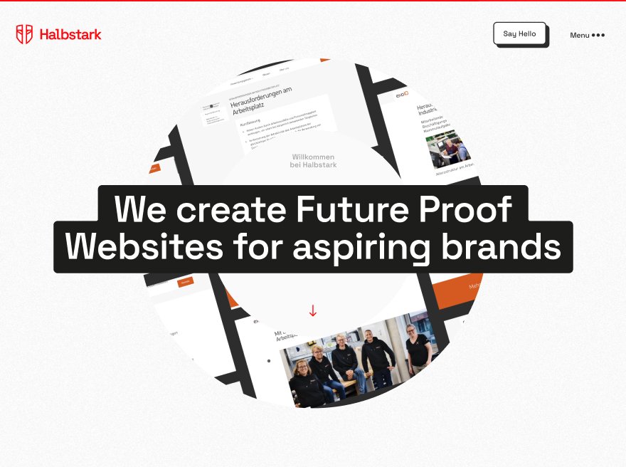 Halbstark Agency Website