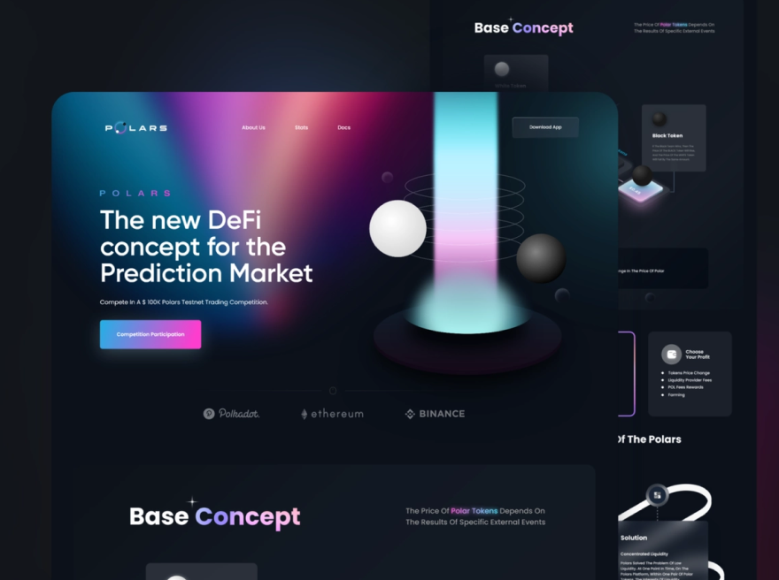 Polars DeFi Landing Page