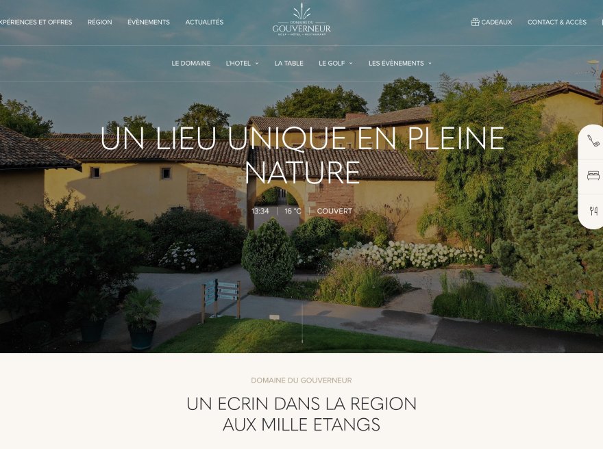 DOMAINE DU GOUVERNEUR